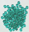 100 6x3mm Transparent Blue Zircon Disk Beads
